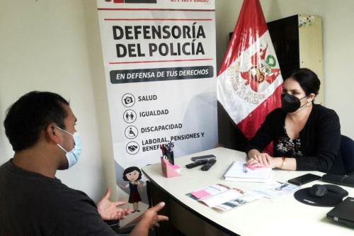 Defensoría del Policía brinda respaldo a efectivo agredido por